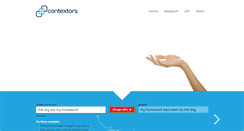 Desktop Screenshot of contextors.com