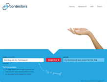 Tablet Screenshot of contextors.com